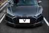 Audi R8 Gen 2 Facelift 2020 2021 2022 2023 with Aftermarket Parts - Front Lip Carbon Fiber / FRP from Ventus Veloce