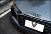 Audi R8 Gen 2 Facelift 2020 2021 2022 2023 with Aftermarket Parts - Front Lip Carbon Fiber / FRP from Ventus Veloce