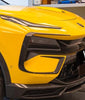 Lotus Eletre 2023 2024 with Aftermarket Parts - PK Style Front Bumper Outer & Inner Trim Pre-preg Carbon Fiber from Ventus Veloce