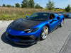 Ferrari 296 GTB GTS with Aftermarket Parts - Front Intake Vents Cover FRP / Carbon Fiber from Ventus Veloce