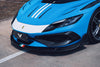 Ferrari 296 GTB GTS with Aftermarket Parts - Hood Bonnet FRP / Double-sided Carbon Fiber from Ventus Veloce