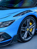 Ferrari 296 GTB GTS with Aftermarket Parts - Front Fenders FRP / Carbon Fiber from Ventus Veloce