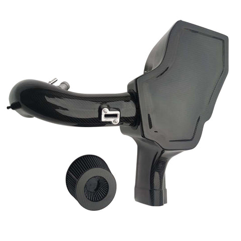 Ford Mustang GT 5.0 2015 2016 2017 2018 2019 2020 2021 2022 2023 with Aftermarket Parts - Air Intake Systems Pre-preg Carbon Fiber from Ventus Veloce