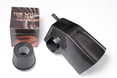 Alfa Romeo Giulia Base Sport TI Veloce 2017 2018 2019 2020 2021 2022 2023 2024 with Aftermarket Parts - Air Intake Systems Pre-preg Carbon Fiber from Ventus Veloce
