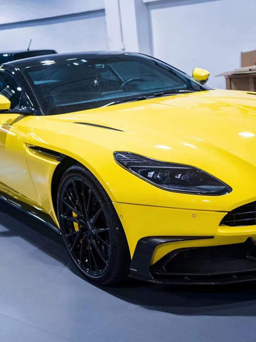 Aston Martin DB11 V8 V12 2017 2018 2019 2020 2021 2022 2023 with Aftermarket Parts - Front Canards Carbon Fiber from Ventus Veloce