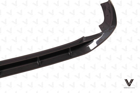Audi RS3 8Y 2022-ON with Aftermarket Parts - V1 Style Front Lip Carbon Fiber from Ventus Veloce