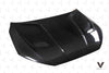 Audi RS3 S3 A3 8Y 2022-ON with Aftermarket Parts - Double-sided Real Carbon Fiber Hood Bonnet from Ventus Veloce