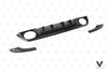 Audi RS3 8Y 2022-ON with Aftermarket Parts - Rear Diffuser & Canards Carbon Fiber from Ventus Veloce