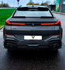 BMW X6 M60I xDrive40i G06 (Fits Pre-LCI & LCI) 2020-ON with Aftermarket Parts - PT Rear Diffuser Pre-preg Carbon Fiber from Ventus Veloce