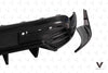 Porsche Taycan & Cross Turismo Base/4/4S/GTS 2020 2021 2022 2023 2024 with Aftermarket Parts - Rear Diffuser Pre-preg Carbon Fiber from Ventus Veloce