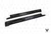 Porsche Taycan & Cross Turismo Base/4/4S/GTS/Turbo/Turbo S 2020 2021 2022 2023 2024 with Aftermarket Parts - Side Skirts Pre-preg Carbon Fiber from Ventus Veloce