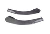 Ferrari F8 Tributo Spider 2020 2021 2022 2023 with Aftermarket Parts - Front Corner Splitter Pre-preg Carbon Fiber from Ventus Veloce