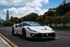 Ferrari F8 Tributo Spider 2020 2021 2022 2023 with Aftermarket Parts - Front Headlight Vent Trims Pre-preg Carbon Fiber from Ventus Veloce