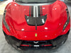 Ferrari F8 Tributo Spider 2020 2021 2022 2023 with Aftermarket Parts - Front Headlight Vent Trims Pre-preg Carbon Fiber from Ventus Veloce