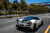 Ferrari F8 Tributo Spider 2020 2021 2022 2023 with Aftermarket Parts - Rear Diffuser & Canards Carbon Fiber from Ventus Veloce