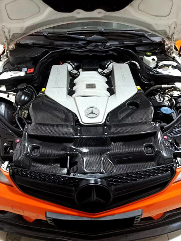 Mercedes Benz C63 AMG W204 2008 2009 2010 2011 2012 2013 2014 with Aftermarket Parts - Air Intake Systems Pre-preg Carbon Fiber from Ventus Veloce