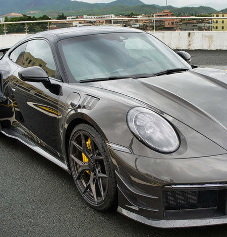 Porsche 911 992.1 Turbo/Turbo S 2020 2021 2022 2023 2024 2025 with Aftermarket Parts - Front Fenders Carbon Fiber from Ventus Veloce