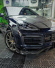 Porsche Cayenne 9Y0 9Y0.1 9Y3 9Y3.1 2019 2020 2021 2022 2023 Base/S (fitment not suitable for bumpers with sport design package) with Aftermarket Parts - Front Lip Pre-preg Carbon Fiber from Ventus Veloce
