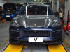 Porsche Cayenne 9Y0 9Y0.1 9Y3 9Y3.1 2019 2020 2021 2022 2023 Base/S (fitment not suitable for bumpers with sport design package) with Aftermarket Parts - Front Lip Pre-preg Carbon Fiber from Ventus Veloce