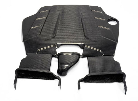 Porsche Cayenne Base S 9Y0 9Y0.1 9Y0.2 9Y3 9Y3.1 9Y3.2 2019 2020 2021 2022 2023 2024 with Aftermarket Parts - Air Intake Systems Pre-preg Carbon Fiber from Ventus Veloce
