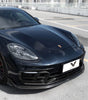 Porsche Panamera 971.2 RWD/Base/4/4S 2021 2022 2023 (base bumper only) with Aftermarket Parts - Front Lip Pre-preg Carbon Fiber from Ventus Veloce