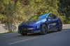 Tesla Model Y/P 2020 2021 2022 2023 2024 with Aftermarket Parts - Side Skirts Pre-preg Carbon Fiber from Ventus Veloce