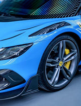 Ferrari 296 GTB GTS with Aftermarket Parts - Front Fenders FRP / Carbon Fiber from Ventus Veloce