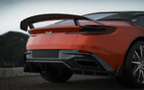 Aston Martin DB11 V8 V12 2017 2018 2019 2020 2021 2022 2023 with Aftermarket Parts - Rear Diffuser & Canards Carbon Fiber from Ventus Veloce
