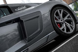 Audi R8 Gen 2 2020 2021 2022 2023 with Aftermarket Parts - Side Skirts Carbon Fiber from Ventus Veloce