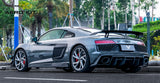 Audi R8 Gen 2 2017 2018 2019 2020 2021 2022 2023 with Aftermarket Parts - V1 Style Rear Wing Dry Pre-preg Carbon Fiber from Ventus Veloce