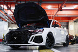 Audi RS3 8Y 2022-ON with Aftermarket Parts - V1 Style Side Skirts Carbon Fiber from Ventus Veloce