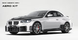 BMW M2CS M2 G87 2023-ON with Aftermarket Parts - Front Side Intake Vent Replacement Trim Dry Pre-preg Carbon Fiber from Ventus Veloce