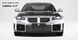 BMW M2CS M2 G87 2023-ON with Aftermarket Parts - Front Side Intake Vent Replacement Trim Dry Pre-preg Carbon Fiber from Ventus Veloce