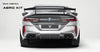 BMW M8 M8C F91 F92 F93 2019-ON with Aftermarket Parts - PT Rear Bumper Upper Valences Pre-preg Carbon Fiber from Ventus Veloce