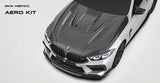 BMW M8 M8C F91 F92 F93 2019-ON with Aftermarket Parts - PT Front Lip & Bumper Trim Pre-preg Carbon Fiber from Ventus Veloce