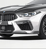 BMW M8 M8C F91 F92 F93 2019-ON with Aftermarket Parts - PT Front Bumper Upper Valences Pre-preg Carbon Fiber from Ventus Veloce
