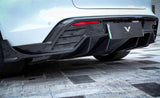 Porsche Taycan & Cross Turismo Base/4/4S/GTS  2020 2021 2022 2023 2024 with Aftermarket Parts - Rear Diffuser Pre-preg Carbon Fiber from Ventus Veloce