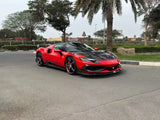Ferrari 296 GTB GTS with Aftermarket Parts - Full Body Kit Package FRP / Carbon Fiber from Ventus Veloce