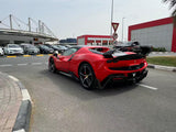 Ferrari 296 GTB GTS with Aftermarket Parts - Full Body Kit Package FRP / Carbon Fiber from Ventus Veloce