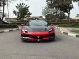 Ferrari 296 GTB GTS with Aftermarket Parts - Full Body Kit Package FRP / Carbon Fiber from Ventus Veloce