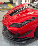Ferrari F8 Tributo Spider 2020 2021 2022 2023 with Aftermarket Parts - Front Air Intake Trim Pre-preg Carbon Fiber from Ventus Veloce