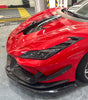 Ferrari F8 Tributo Spider 2020 2021 2022 2023 with Aftermarket Parts - Front Corner Splitter Pre-preg Carbon Fiber from Ventus Veloce