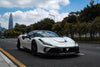 Ferrari F8 Tributo Spider 2020 2021 2022 2023 with Aftermarket Parts - Front Headlight Vent Trims Pre-preg Carbon Fiber from Ventus Veloce
