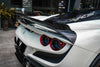 Ferrari F8 Tributo Spider 2020 2021 2022 2023 with Aftermarket Parts - Rear Spoiler Wing Pre-preg Carbon Fiber from Ventus Veloce