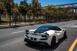 Ferrari F8 Tributo Spider 2020 2021 2022 2023 with Aftermarket Parts - Rear Spoiler Wing Pre-preg Carbon Fiber from Ventus Veloce