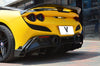 Ferrari F8 Tributo Spider 2020 2021 2022 2023 with Aftermarket Parts - Rear Spoiler Wing Pre-preg Carbon Fiber from Ventus Veloce
