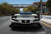 Ferrari F8 Tributo Spider 2020 2021 2022 2023 with Aftermarket Parts - Rear Spoiler Wing Pre-preg Carbon Fiber from Ventus Veloce
