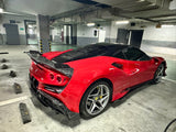 Ferrari F8 Tributo Spider 2020 2021 2022 2023 with Aftermarket Parts - Side Air Intakes Pre-preg Carbon Fiber from Ventus Veloce