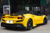 Ferrari F8 Tributo Spider 2020 2021 2022 2023 with Aftermarket Parts - Side Skirts Pre-preg Carbon Fiber from Ventus Veloce