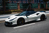 Ferrari F8 Tributo Spider 2020 2021 2022 2023 with Aftermarket Parts - Side Skirts Pre-preg Carbon Fiber from Ventus Veloce